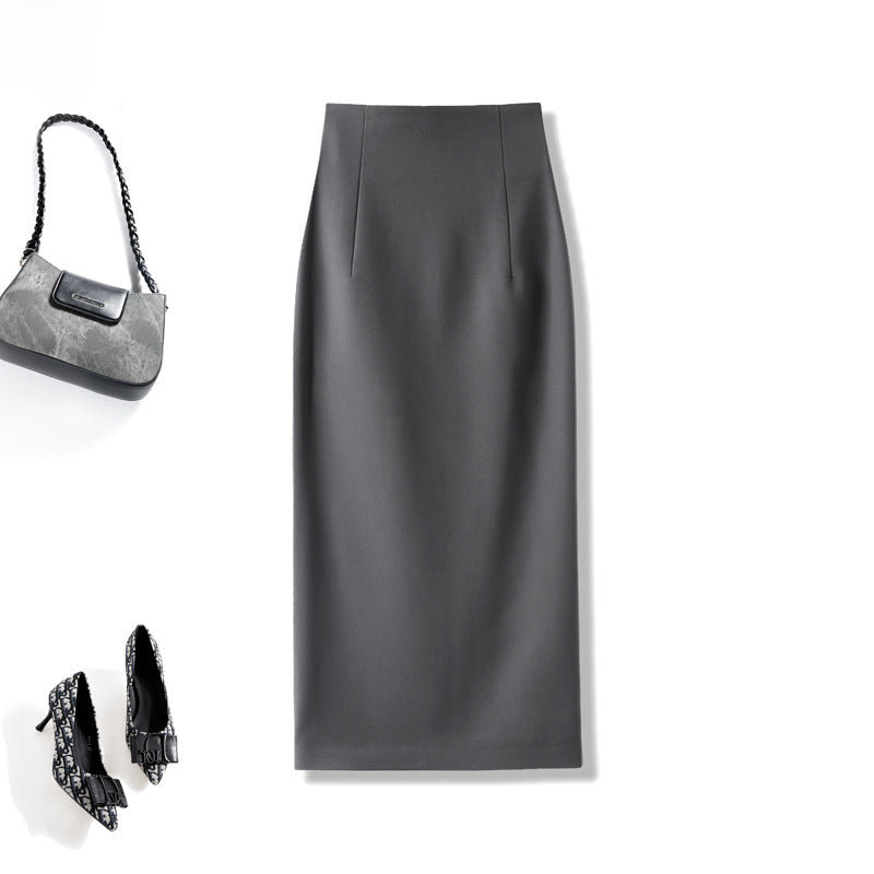Damen Eleganter Midirock mit Raffungen Echoarchiv