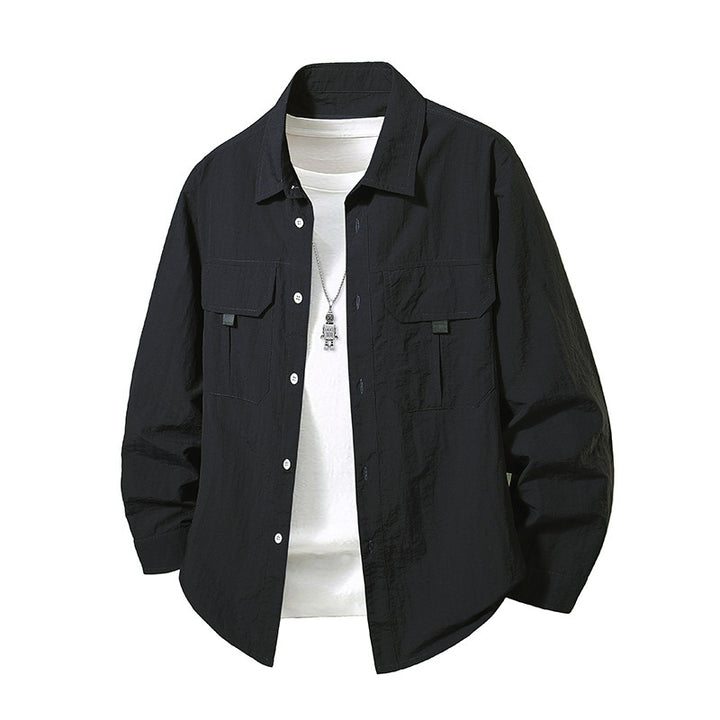 Herren Lässige Hemdjacke Echo Archiv