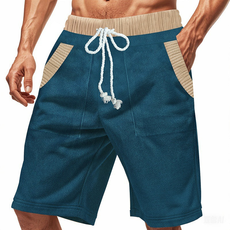 Herren lässige Short mit modernem strukturiertem Design und praktischen Taschen Echoarchiv