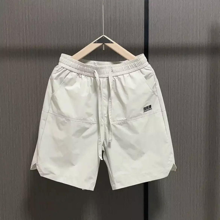 Herren lässige Sportshorts mit elastischem Bund und seitlichen Eingrifftaschen Echoarchiv