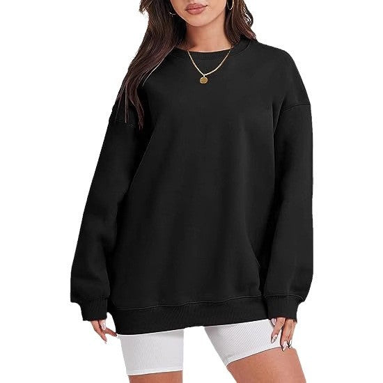 Damen nan extraweites Oversize-Sweatshirt mit überschnittener Schulter und angerautem Innenfutter Echo Archiv