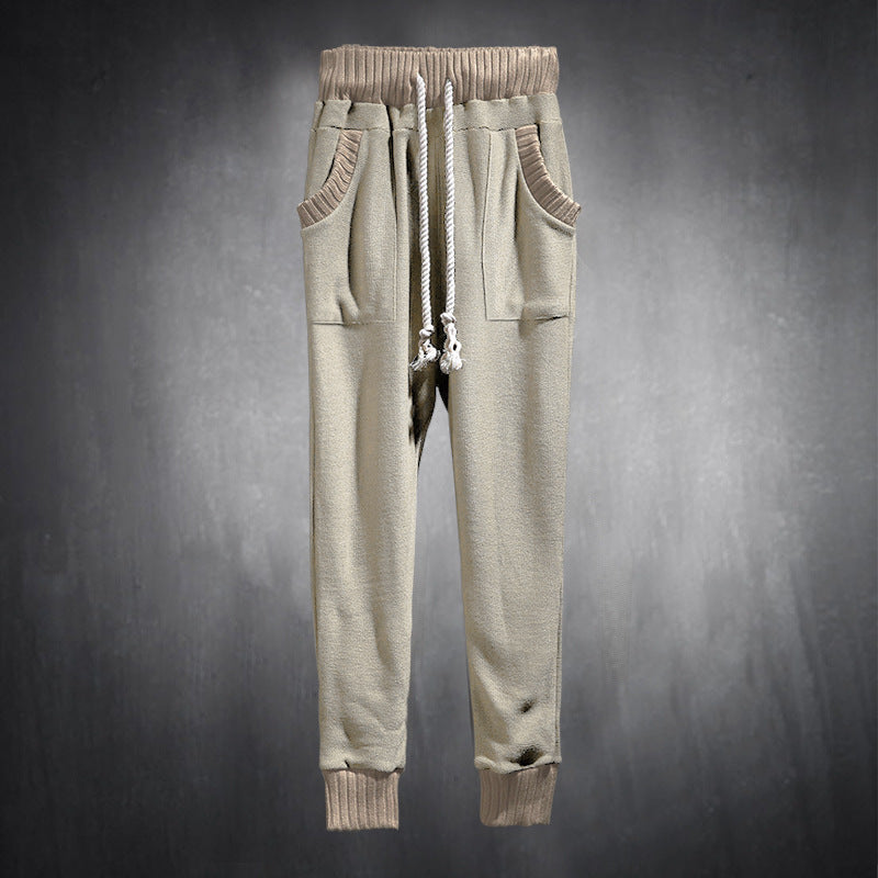 Herren Sportliche Jogginghose mit bequemen seitlichen Eingrifftaschen und elastischem Bund Echoarchiv