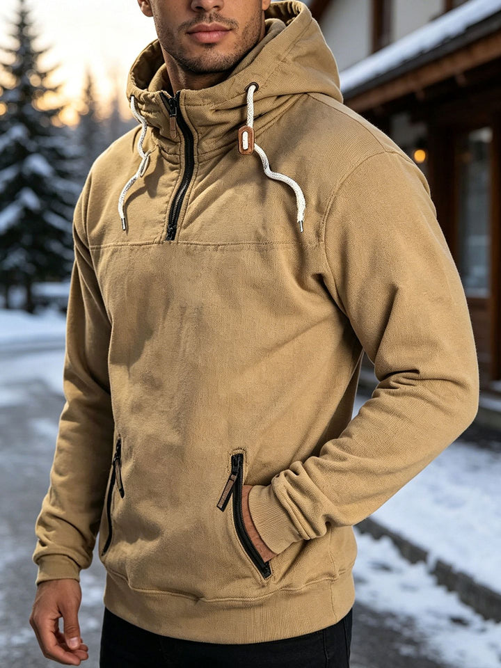 Herren Winddichte Kapuzenjacke Echo Archiv