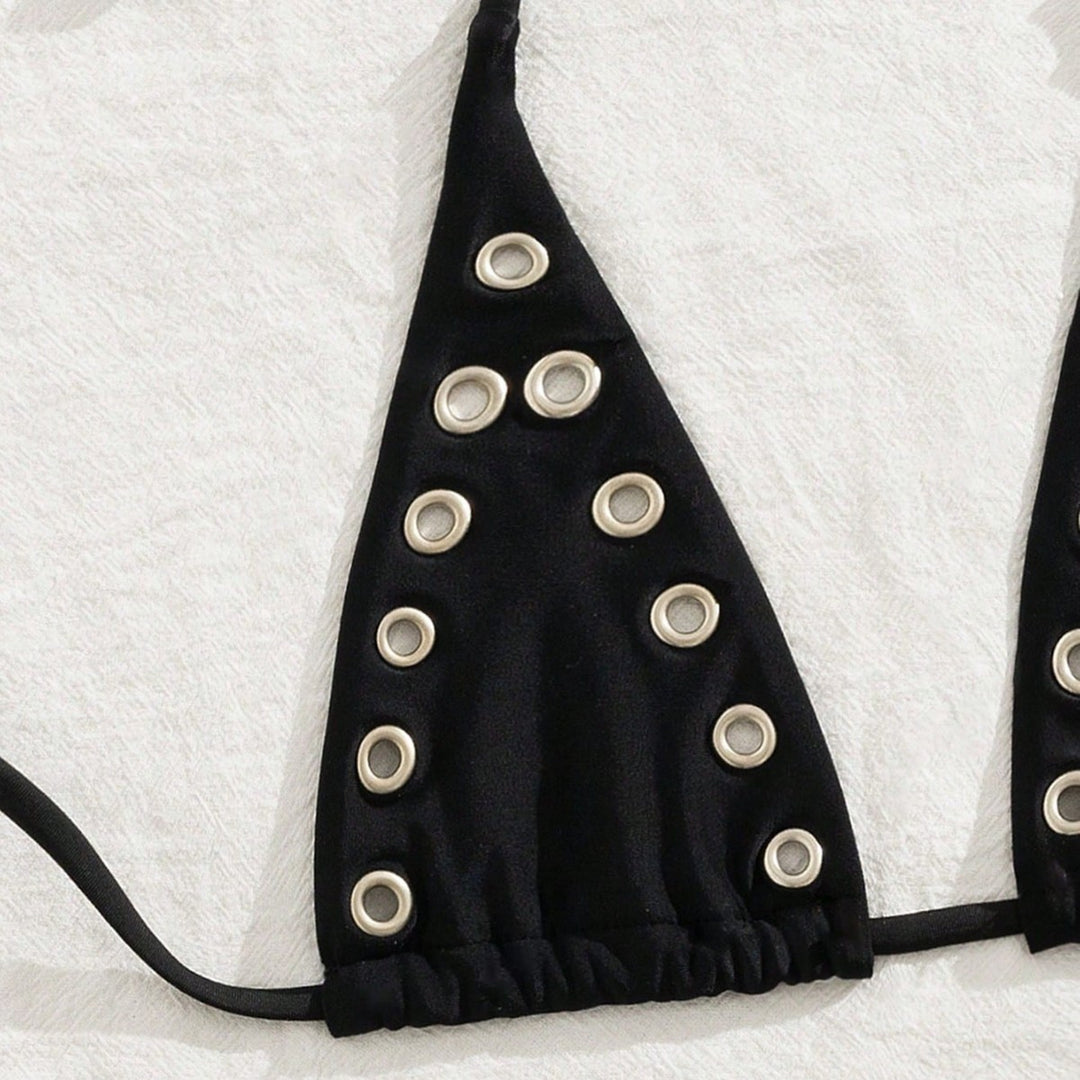 Damen Triangel-Bikini-Set mit glamourösen Zier-Details Echo Archiv