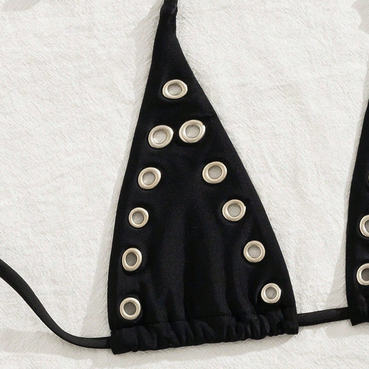Damen Triangel-Bikini-Set mit glamourösen Zier-Details Echo Archiv