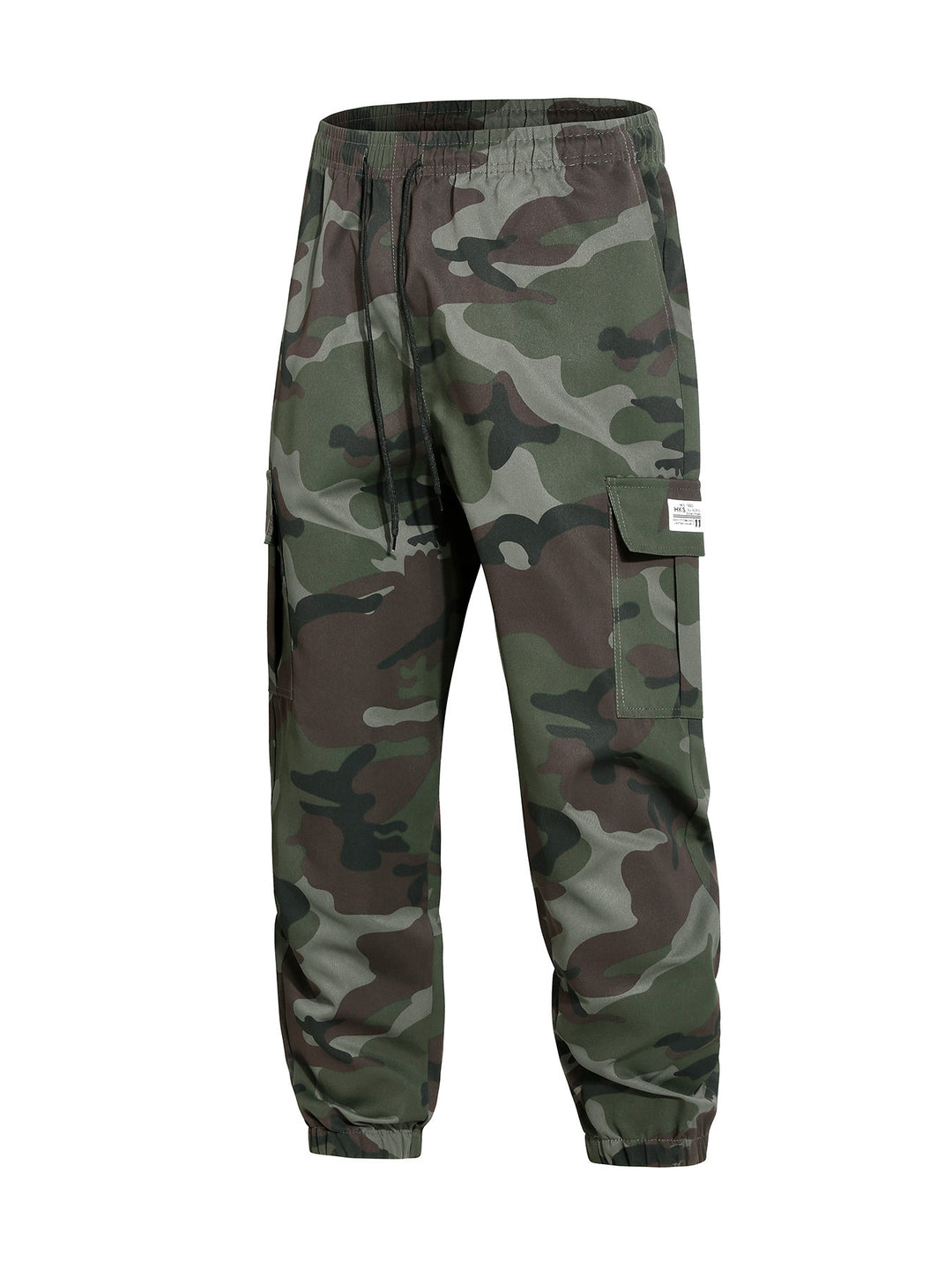 Herren Cargohose im Joggerstil mit Camouflage, Tunnelzugbund & elastischen Knöchelbündchen Echo Archiv