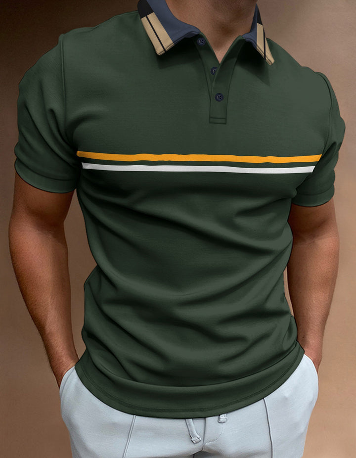 Herren Freizeit Stylisches Sport Polo Echoarchiv
