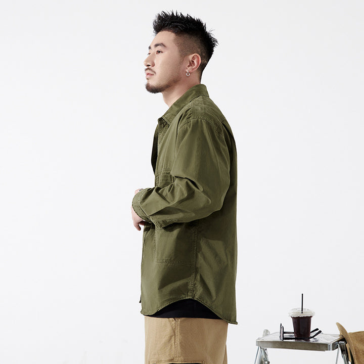 Herren Utility-Hemd mit praktischen Taschen Echoarchiv