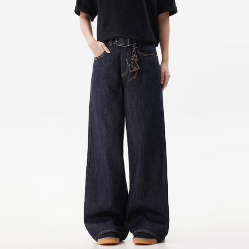 Damen Weit geschnittene Denim-Hose Echoarchiv