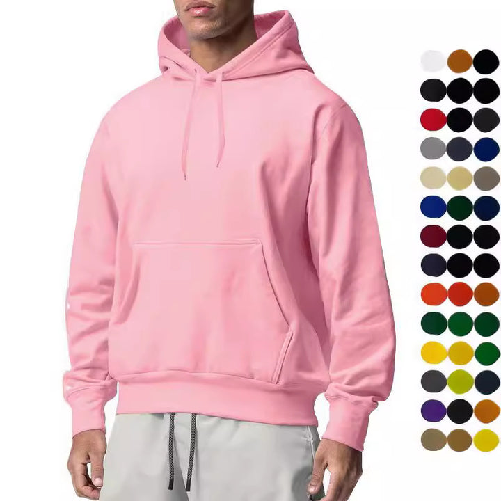 Herren nan Kapuzenpullover mit Kängurutasche, Relaxed-Fit und gerippten Bündchen Echo Archiv