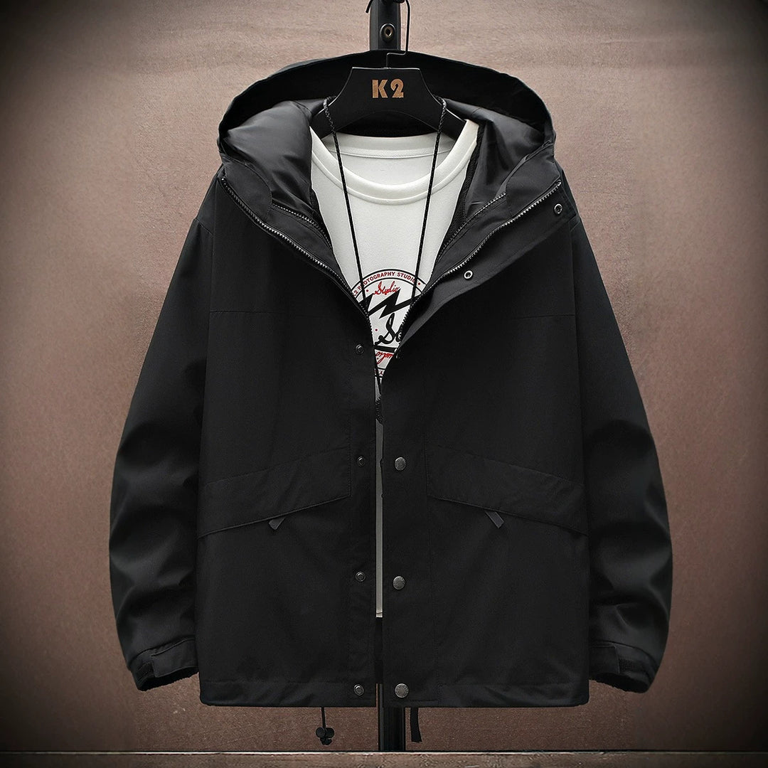 Herren Funktionsjacke mit verstellbarem Kapuzensystem Echo Archiv