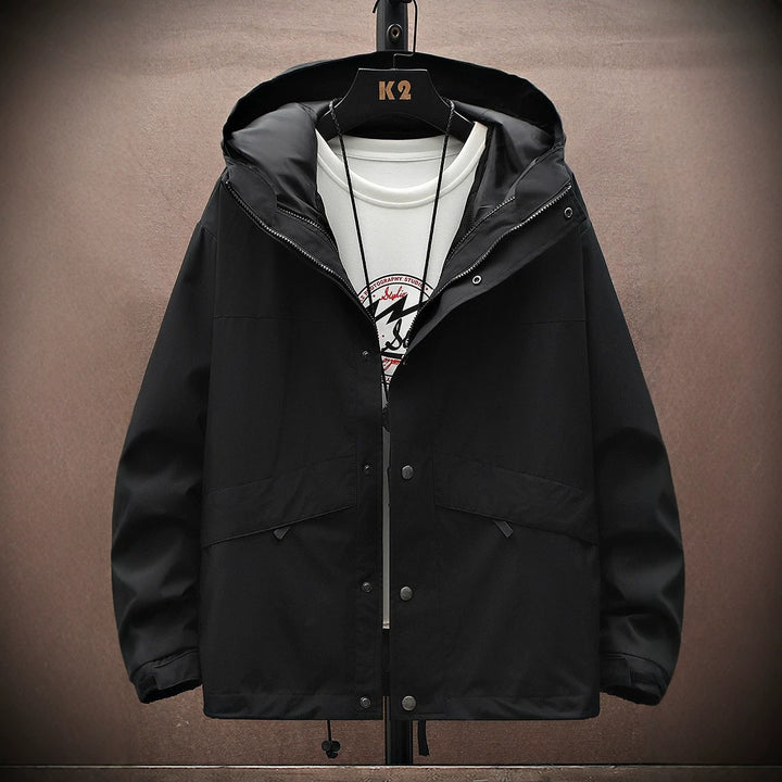 Herren Funktionsjacke mit verstellbarem Kapuzensystem Echo Archiv