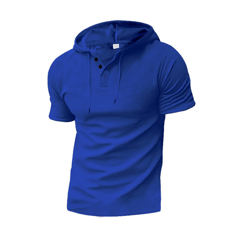 Herren modisches Kapuzenshirt mit strukturiertem Design und Reißverschluss Echoarchiv