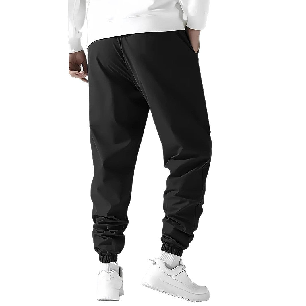 Herren Utility-Cargohose im Joggerstil mit Tunnelzugbund elastischen Beinabschlüssen und Multifachtaschen Echo Archiv