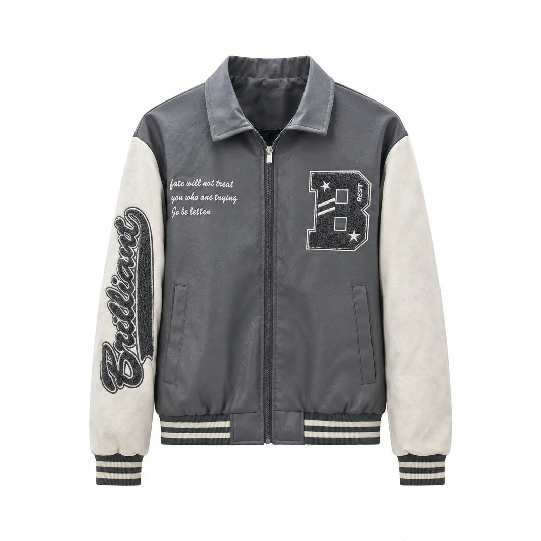 Herren Modische Bomberjacke mit Logo-Details Echo Archiv