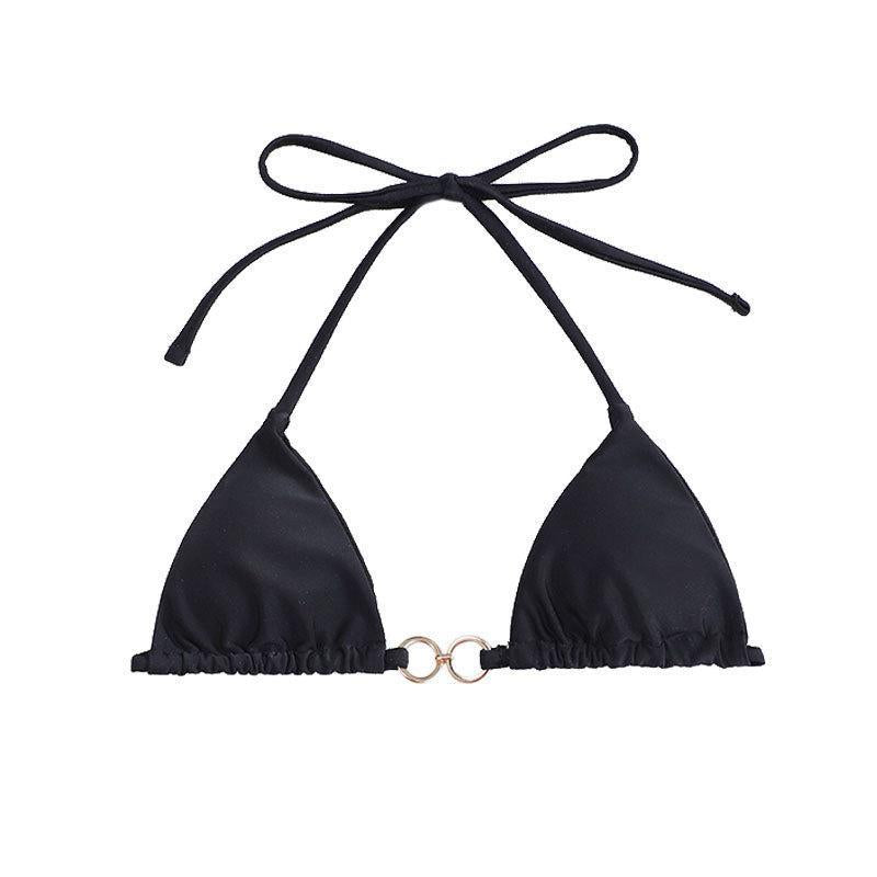 Damen Triangel-Bikini mit goldenen Ring-Details Echo Archiv