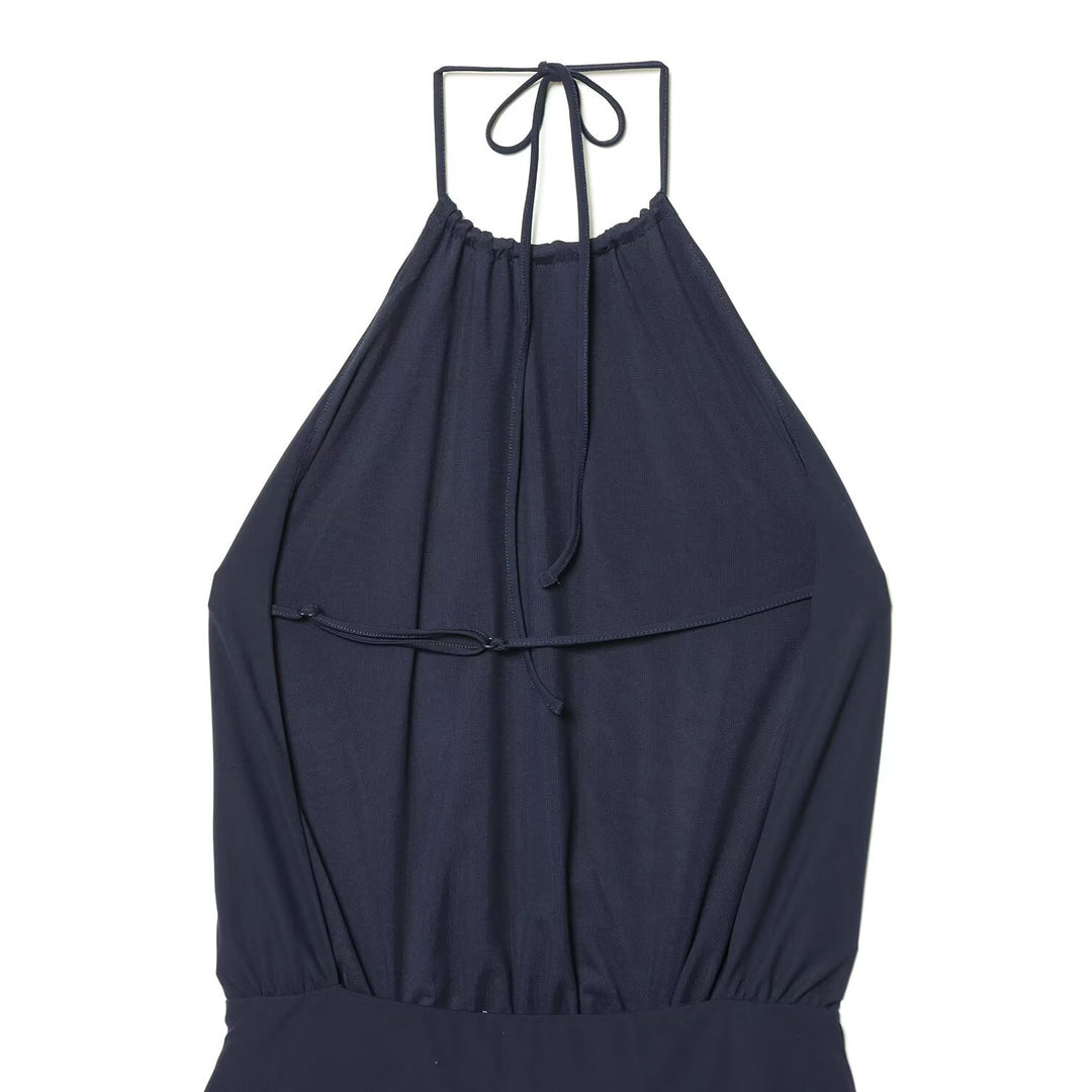 Damen luftiges Halterneck-Kleid mit elastischem Taillenbund Echo Archiv