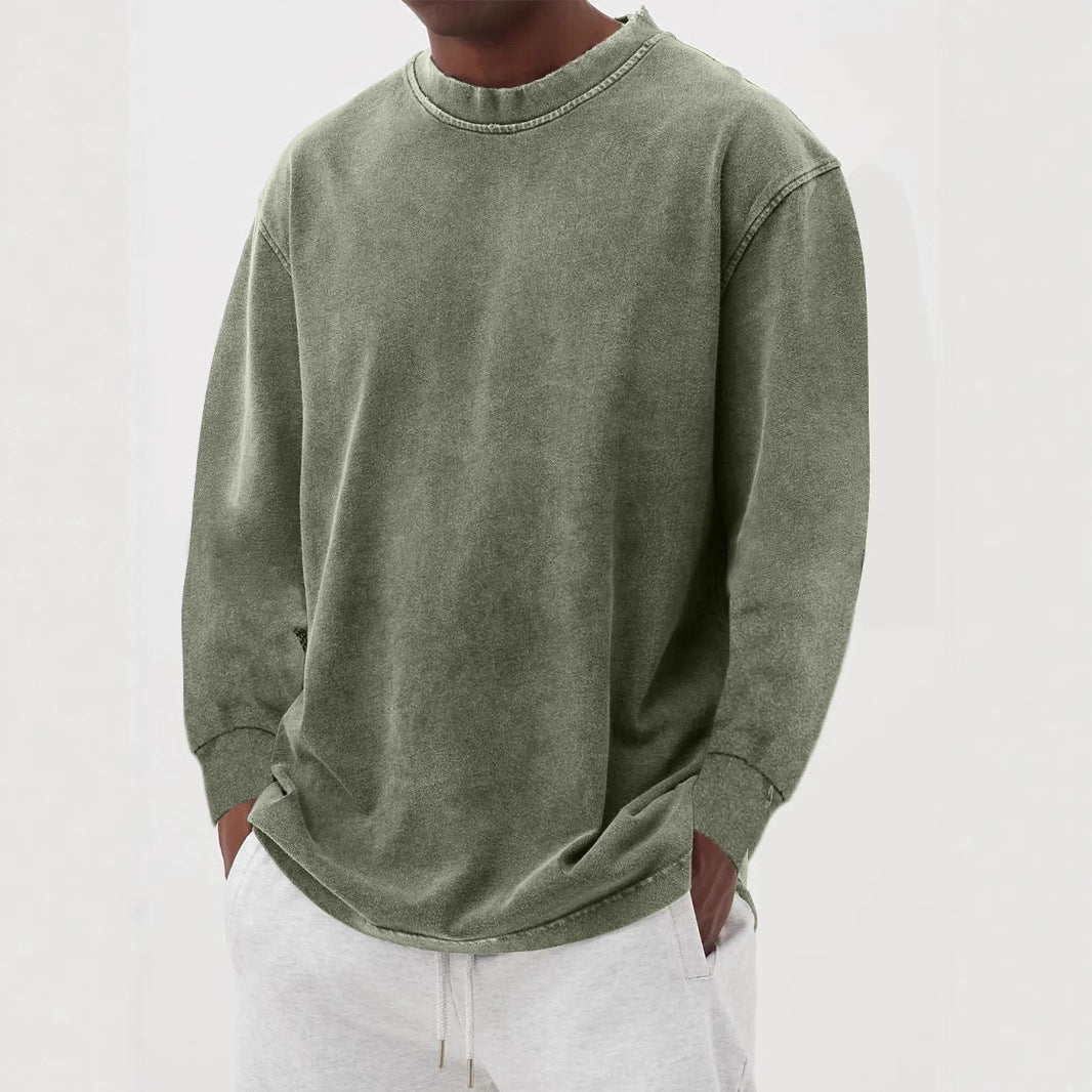Herren lässiger Oversized Pullover aus angenehmem Baumwollmix Echoarchiv
