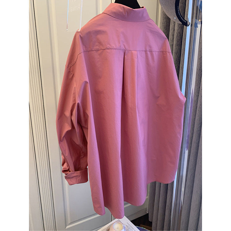 Damen Bequeme und stilvolle Oversized-Bluse Echoarchiv