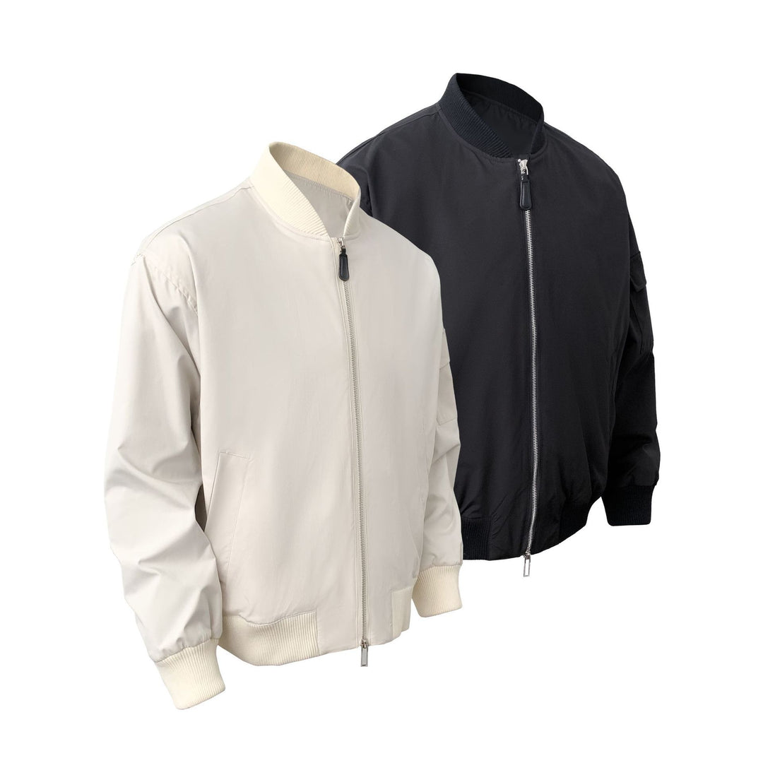 Herren Vintage Bomberjacke mit Reißverschluss Echo Archiv