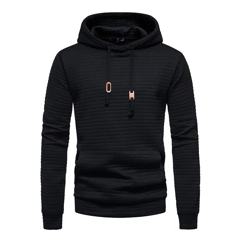 Herren komfortabler Hoodie mit strukturiertem Gewebe Echoarchiv