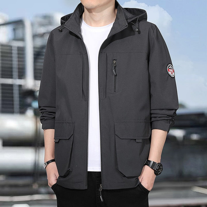 Herren multifunktionale Jacke mit Kapuze Echo Archiv