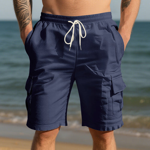Herren Cargo-Shorts mit mehreren praktischen Taschen und elastischem Bund Echoarchiv