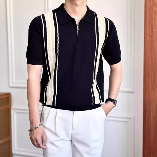 Stylisches Polohemd für Herren mit Reißverschluss Echo Archive