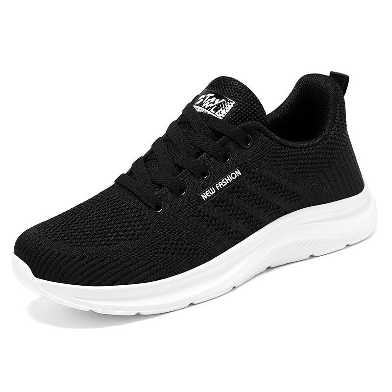 Damen nan atmungsaktive Strick-Komfort-Sneaker mit gepolstertem Fersenbereich und flexibler Leichtlaufsohle Echo Archiv