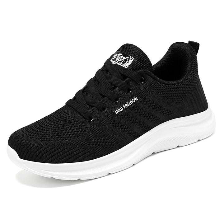 Damen nan atmungsaktive Strick-Komfort-Sneaker mit gepolstertem Fersenbereich und flexibler Leichtlaufsohle Echo Archiv