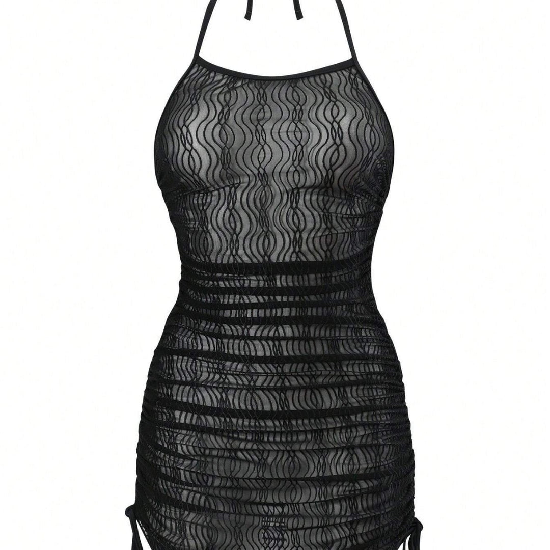 Damen Bikiniset mit floralem Wickeloberteil und hoch geschnittener Hose Echo Archiv