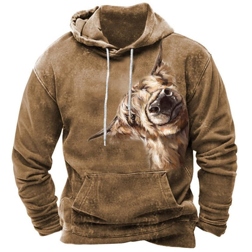 Herren Kapuzenpullover mit Western- und Cowboy-Design Echoarchiv