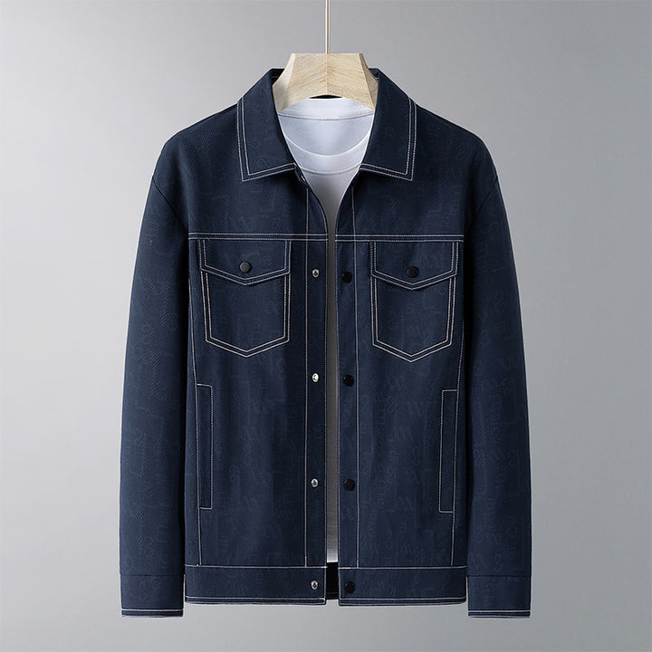 Herren Modische Denim Jacke Echo Archiv