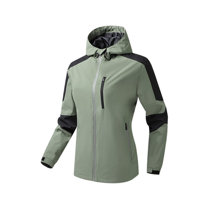 Herren Atmungsaktive Softshell-Trekkingjacke mit Kapuze und wasserdichter Membran – Taviero