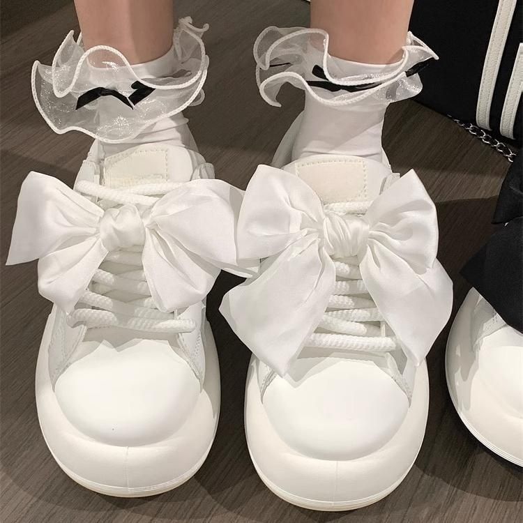 Damen Sneakers mit modischem Schleifen-Design und Komfort-Sohle Echo Archiv