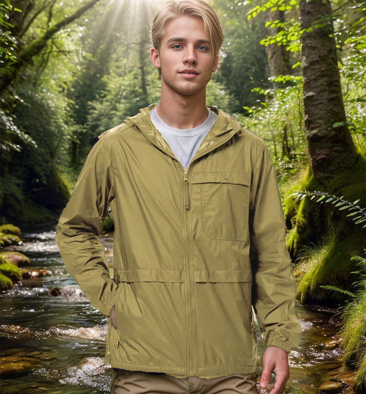 Herren winddichte Outdoor-Jacke Echoarchiv