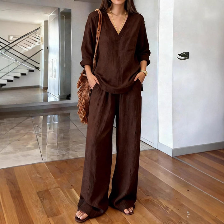 Bequeme Damenhose mit entspannter Passform und praktischen Taschen Echoarchiv