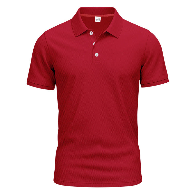 Herren atmungsaktives Poloshirt mit strukturiertem Gewebe Echoarchiv