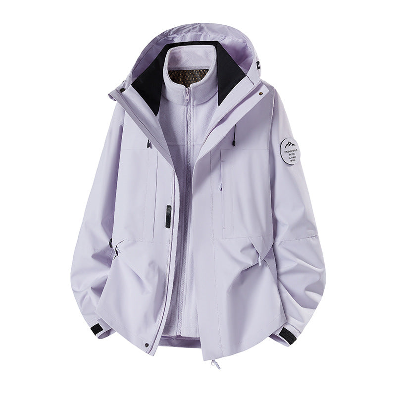 Herren Wetterfeste technische Softshell‑Trekkingjacke mit Kapuze und isolierendem Inneneinsatz Echo Archiv