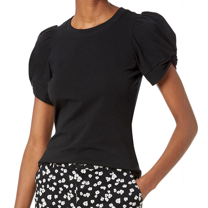 Damen Elegantes Oberteil mit Puffärmeln Echo Archiv