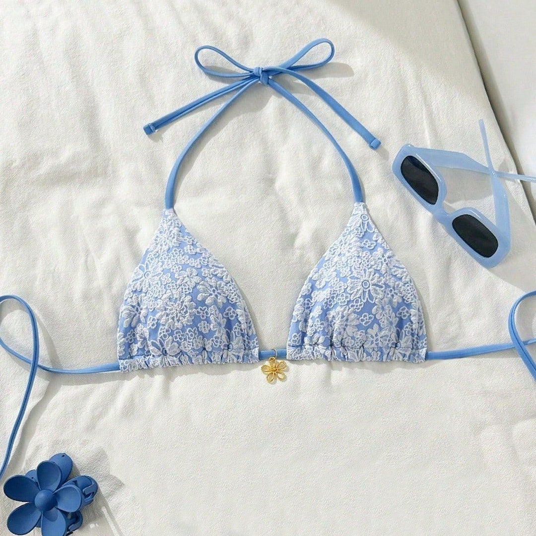 Damen Blumendekoriertes Bikini-Set Echo Archiv