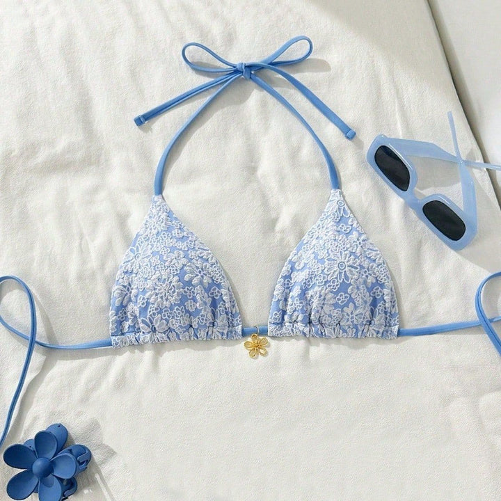 Damen Blumendekoriertes Bikini-Set Echo Archiv