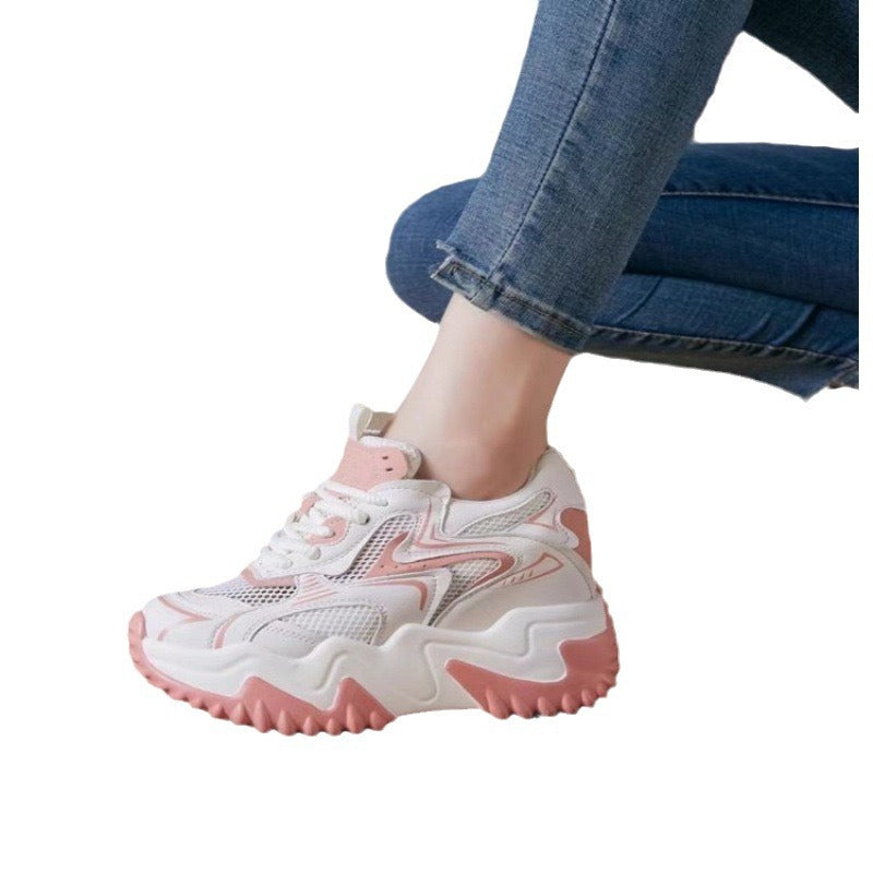 Damen Chunky Sneakers mit luftiger Mesh-Oberfläche und dämpfendem Komfort Echo Archiv