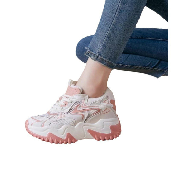 Damen Chunky Sneakers mit luftiger Mesh-Oberfläche und dämpfendem Komfort Echo Archiv