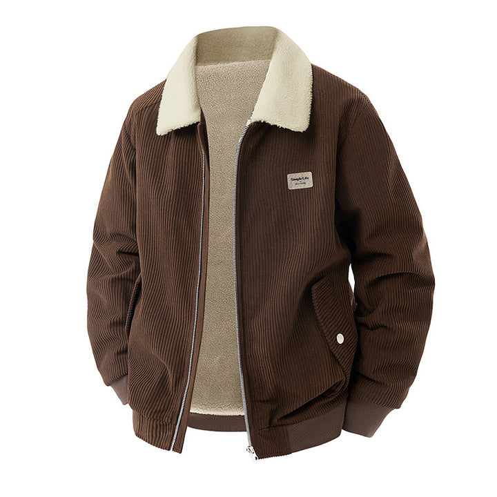 Herren Kuschelige Cordjacke Echo Archiv
