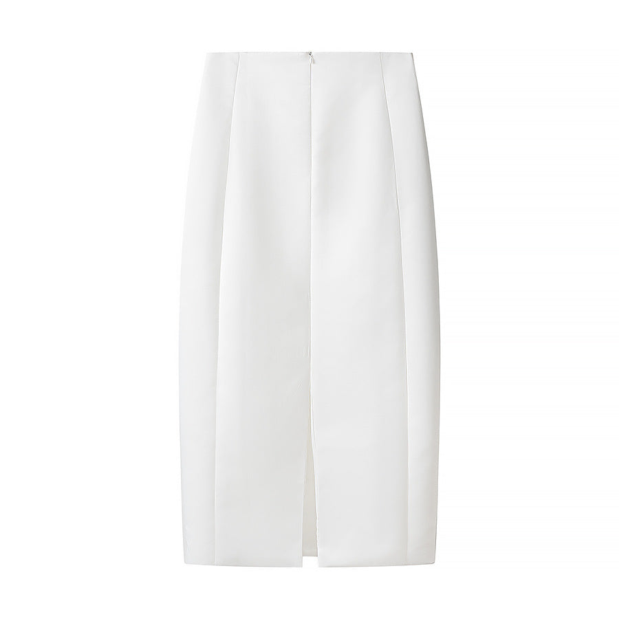 Damen Taillierter Bleistiftrock mit Wiener Nähten und hohem Bund Echo Archiv