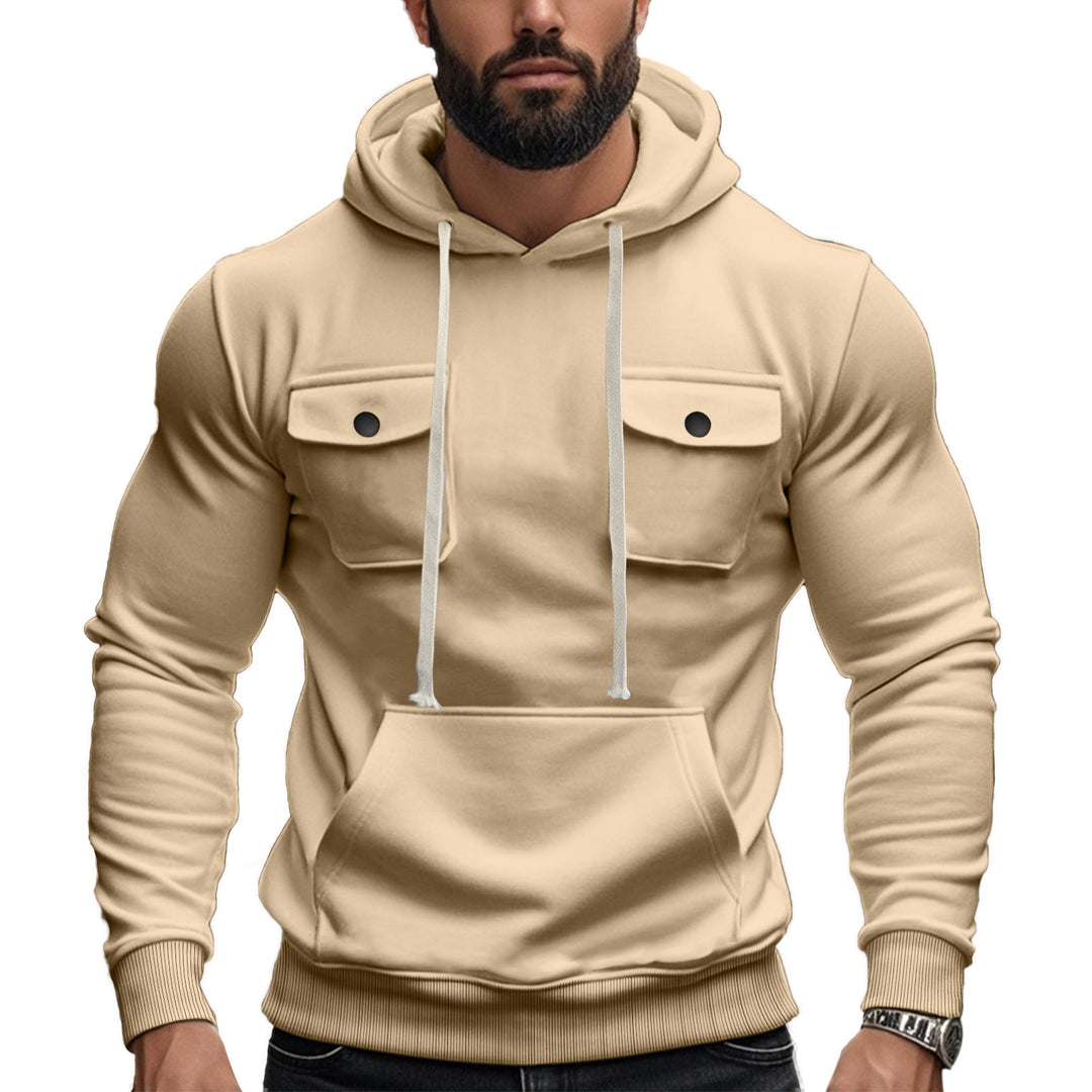 Herren Kapuzenpullover mit praktischen Pattentaschen und modernem Design Echoarchiv