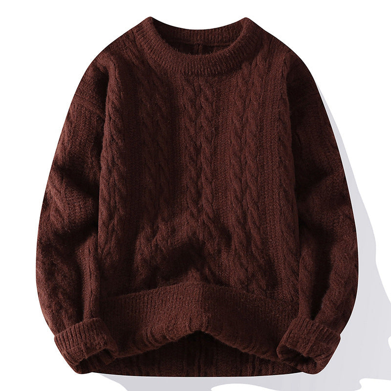 Damen Grobstrick Pullover mit Zopfmuster Echoarchiv 1787964764