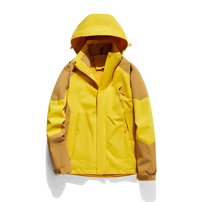 Damen zweilagige Softshell‑Outdoorjacke mit abnehmbarem Fleece‑Innenlayer und Kapuze Echoarchiv