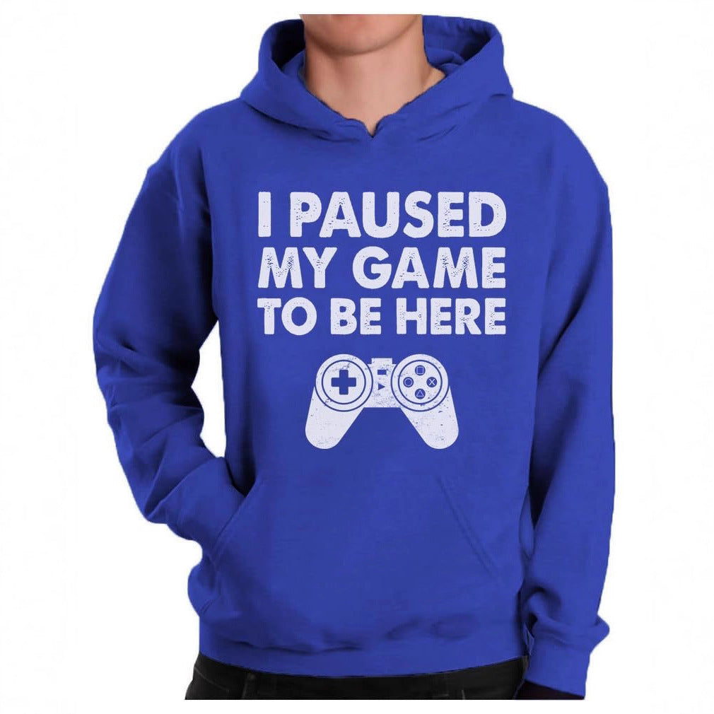 Herren Kreativer Kapuzenpullover mit Gaming-Motiv Echoarchiv